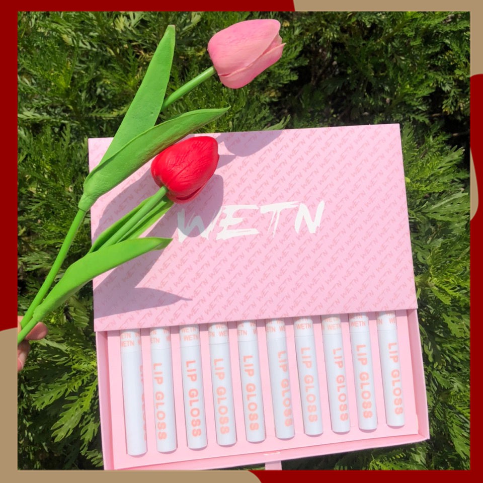 【Set 10 Cây】Son Kem Lì Son Môi Lấp Lánh Sáng Bóng | BigBuy360 - bigbuy360.vn