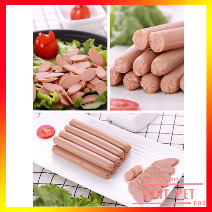 Xúc Xích Ăn Liền Cho Chó Mèo #MintPet