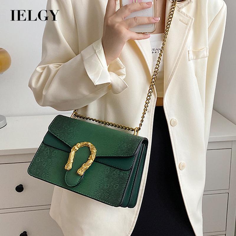 Túi Đeo Vai Phối Dây Xích Phong Cách Cổ Điển Thời Trang Cho Nữ