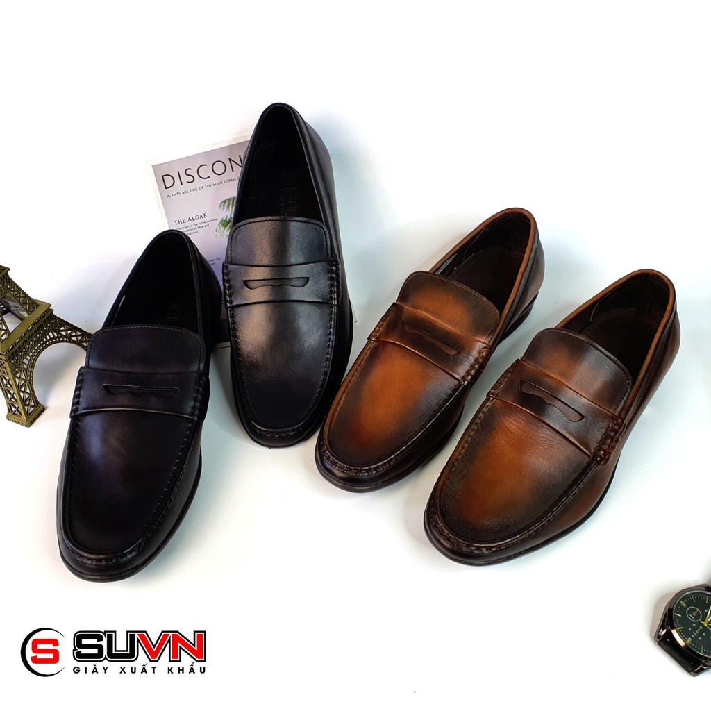HANO - Giày lười nam cao cấp đế bệt nhập khẩu chuẩn xịn siêu êm