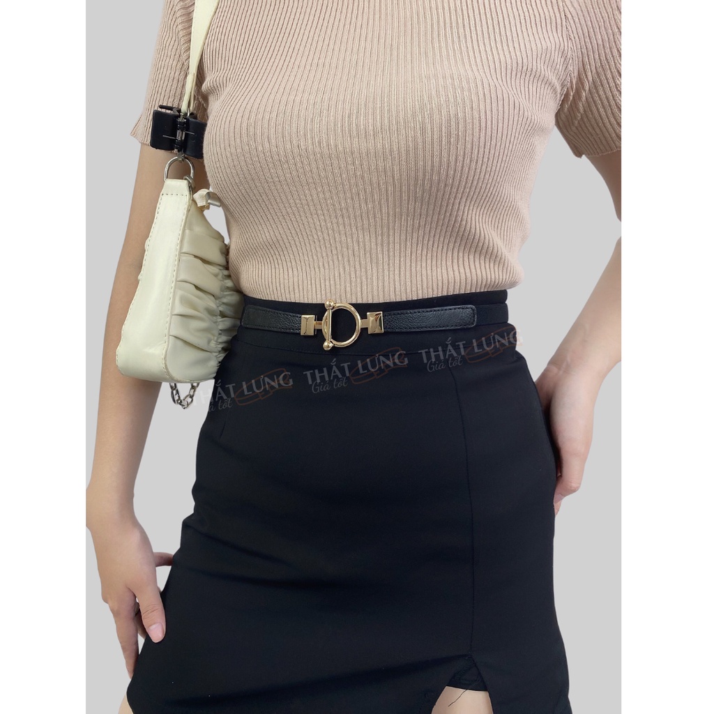 Đai váy bản nhỏ đơn giản phối đầm, áo vest 1.5cm DV096 - Thắt Lưng Giá Tốt