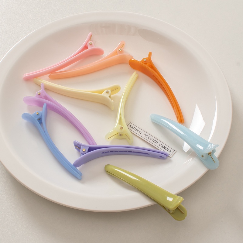 Kẹp mỏ vịt kẹp tóc cao cấp màu candy ngọt bóng nhiều size Ulzzang