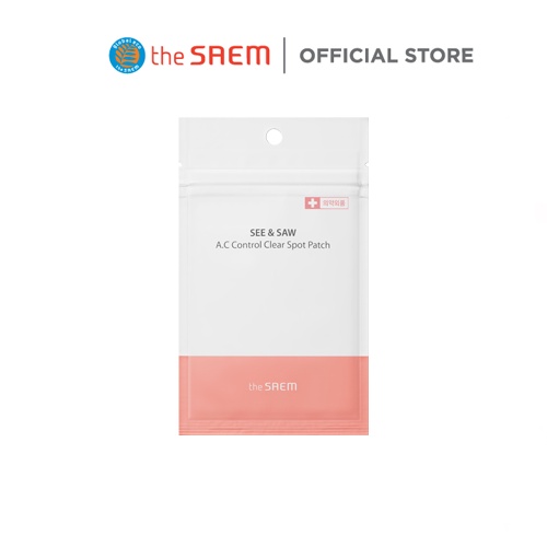 Miếng Dán Mụn the SAEM See Saw AC Control Clear Spot Patch 12 miếng