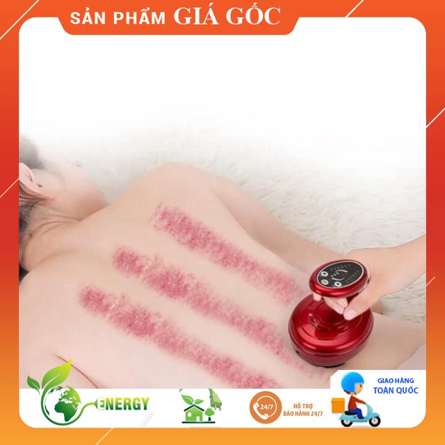 Máy cạo gió giác hơi kiêm máy massage toàn thân hiệu quả, trị đau lưng, mệt mỏi cơ thể