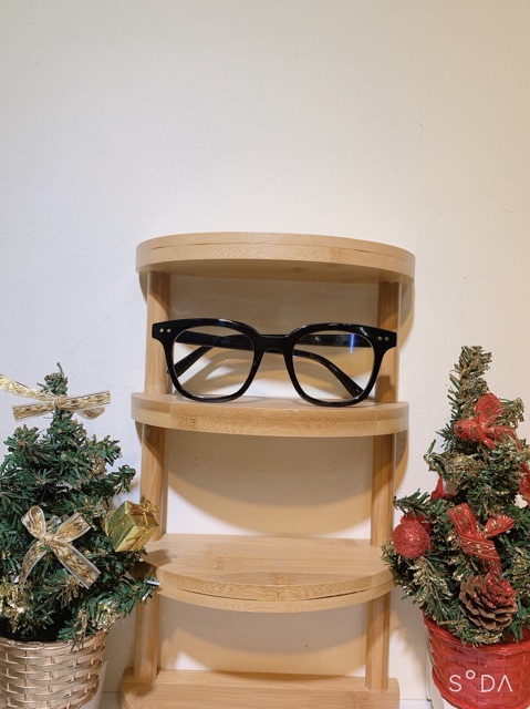 👓 Gọng Kính GEMO mắt to viền đen to Nams Closet