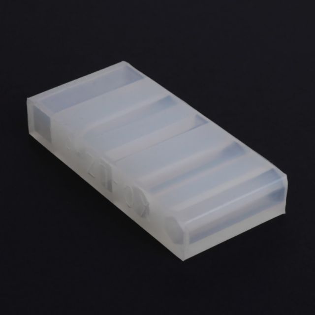 Khuôn silicone 5 trụ làm trang sức.