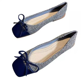Giày đế xuồng vân sóng đen hồng