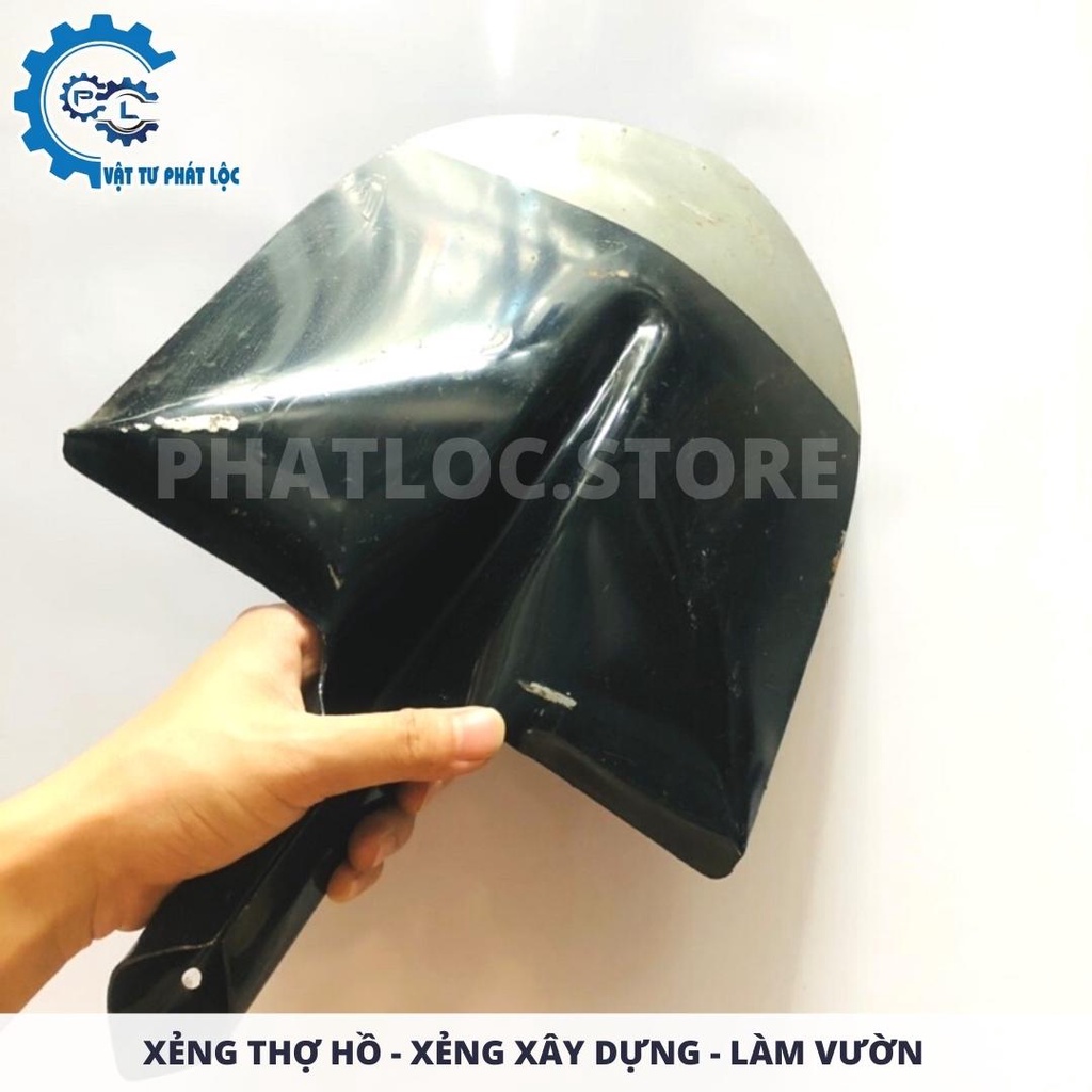 Xẻng thợ hồ - xẻng xây dựng làm vườn - xúc đất  - xúc cát - loại to - loại tốt