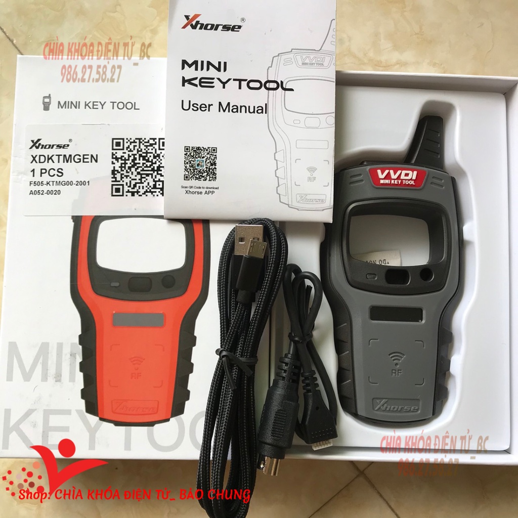 Máy vvdi tạo chíp, copy chíp dành cho ô tô, xe máy, tạo chìa smarkey xe máy