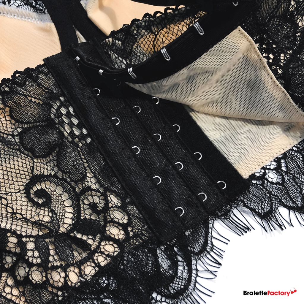 [Tặng mã 30k] Áo lót croptop BraletteFactory, áo lót ren mỏng sexy có gọng, mút lót, bralette hàng thiết kế  [ mẫu N09] | BigBuy360 - bigbuy360.vn
