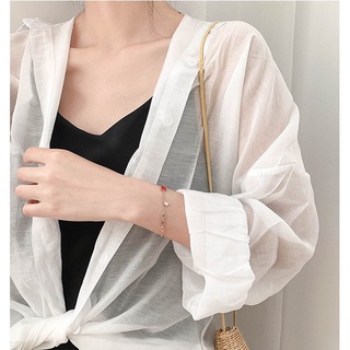 Lắc tay trái tim đỏ lấp lánh (V01)