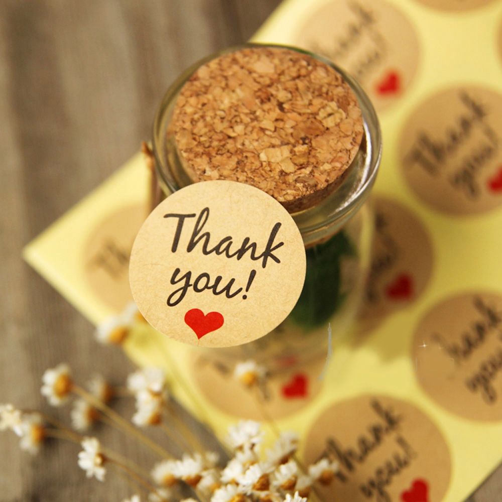 Bộ 60 Nhãn Dán In Chữ Thank You | BigBuy360 - bigbuy360.vn