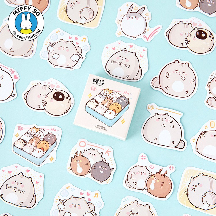 Hộp 45 sticker EM CHUỘT MẬP