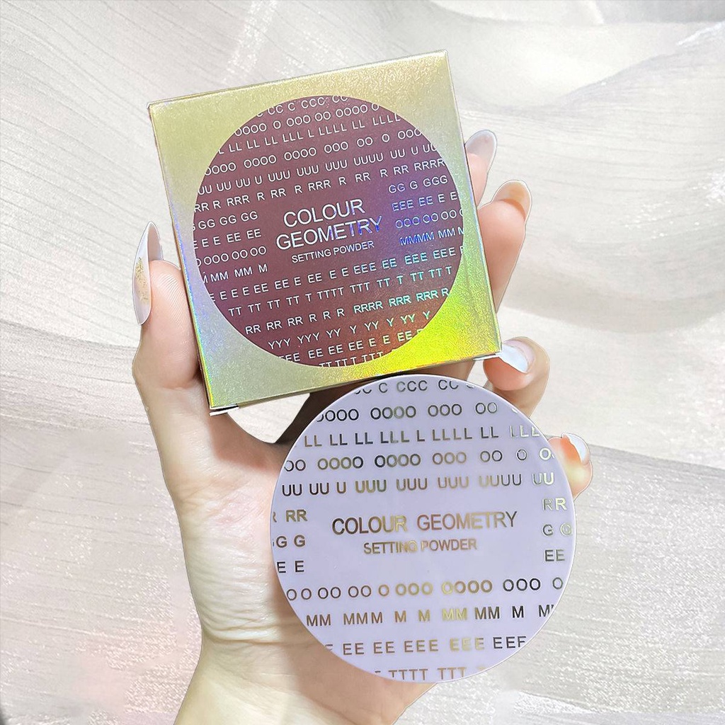 [Hàng mới về] Phấn phủ 3 màu tùy chọn trong suốt kháng nước kèm mút tán phấn tiện dụng