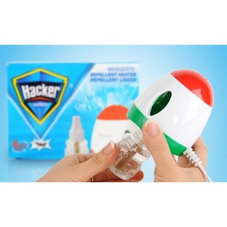 Máy xông tinh dầu đuổi muỗi Hacker (có sẵn lọ tinh dầu)