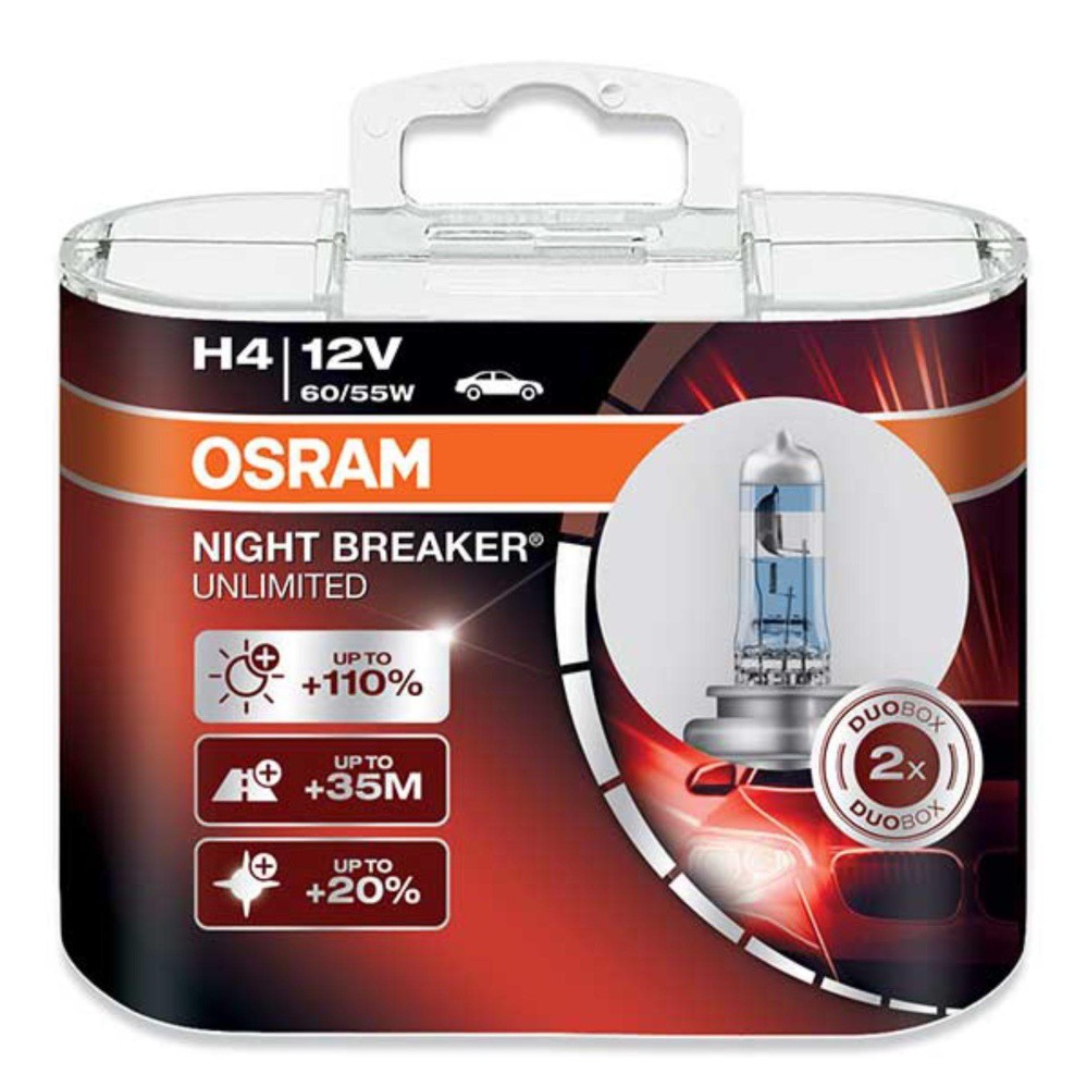 Lẻ 1 chiếc Bóng đèn Osram H4 Night Breaker 12V - 60/55W