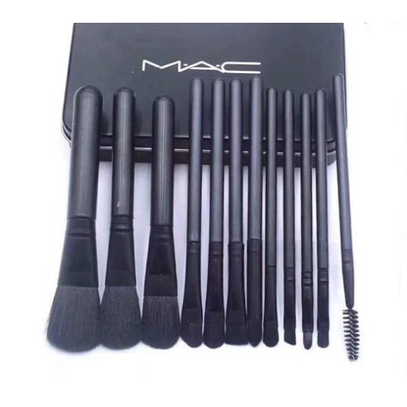 [SIÊU SALE] BỘ CỌ TRANG ĐIỂM 12 CÂY MAC KÈM HỘP