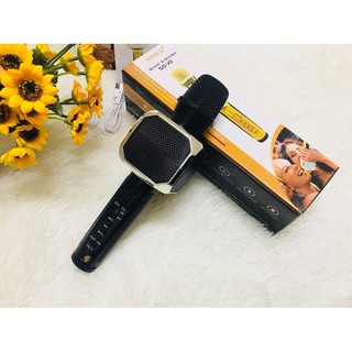 {KM} Mic hát karaoke sd10 âm thanh chất hát cực hay pin khủng