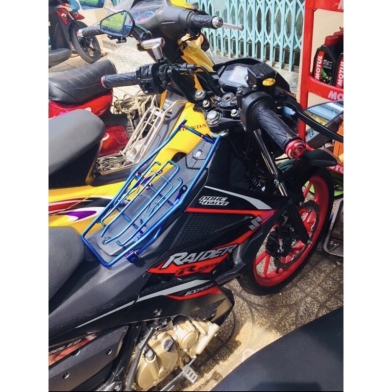 Baga Satria/RaiderFi Sơn đen tĩnh điện-Titan-7 màu-Inox