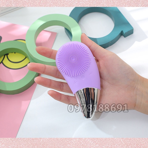 Máy Rửa Mặt SONIC FACIAL Cao Cấp Chính Hãng, Chống Lão Hoá, Nâng Cơ Mặt, Massage Mặt