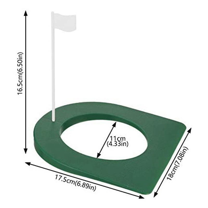 Set 2 Cốc Giữ Bóng Golf Kèm Cờ Hỗ Trợ Luyện Tập