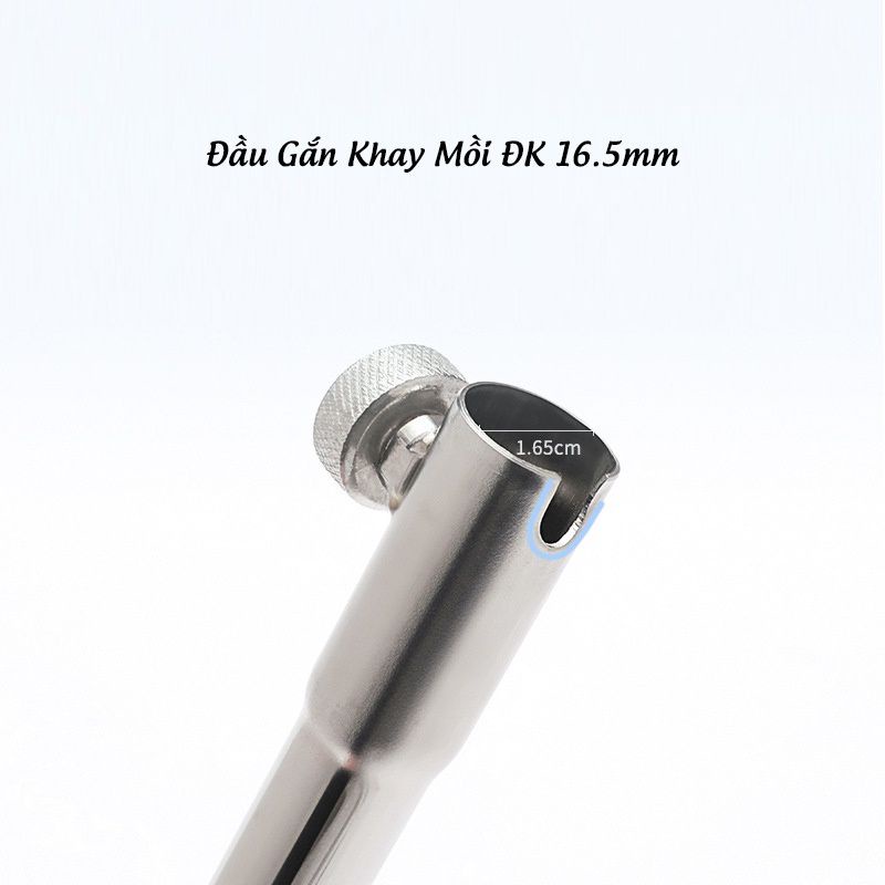 Tháp câu đài đa năng có pat chống cần, pat rọng cá, pat khay mồi