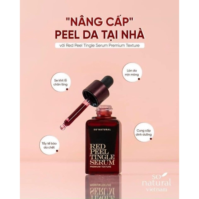 Tinh chất tái tạo da RED PEEL TINGLE SERUM BY SONATURAL