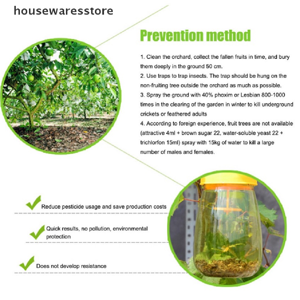 1 Bẫy Côn Trùng Và Ruồi Treo Cây Trái Cây