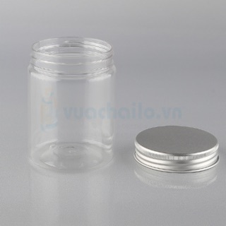 Hũ Nhựa Pet Nắp Nhôm 250 ml ( set 5 chiếc )