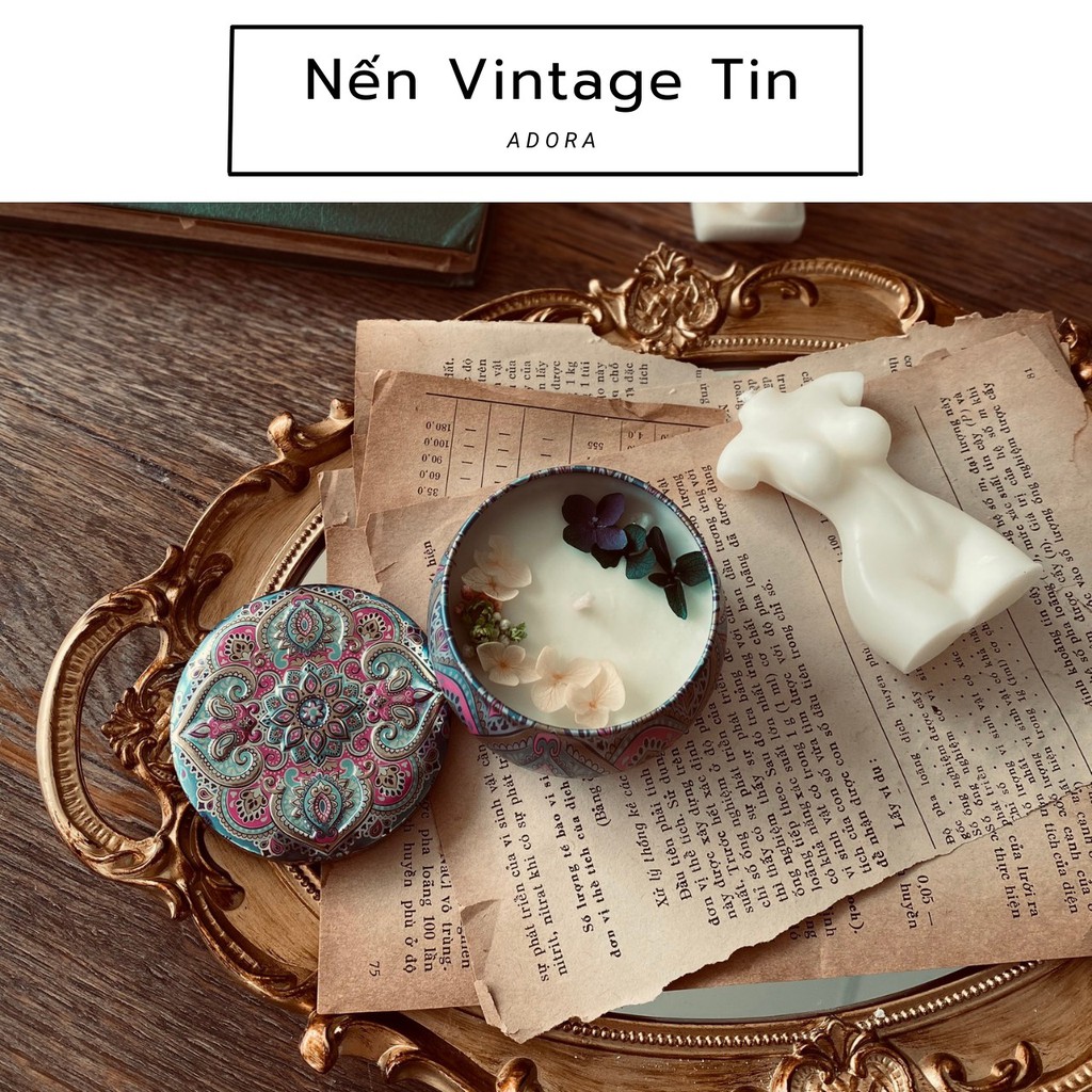 Nến thơm ADORA - Vintage Tin size S