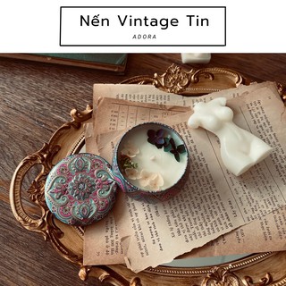 Nến thơm adora - vintage tin size s