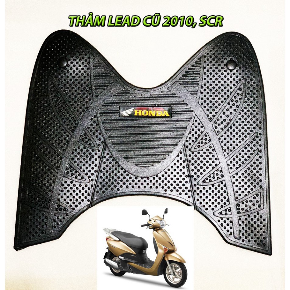 THẢM CAO SU CHO XE LEAD 2010 , SCR ( ĐEN LOẠI DÀY)