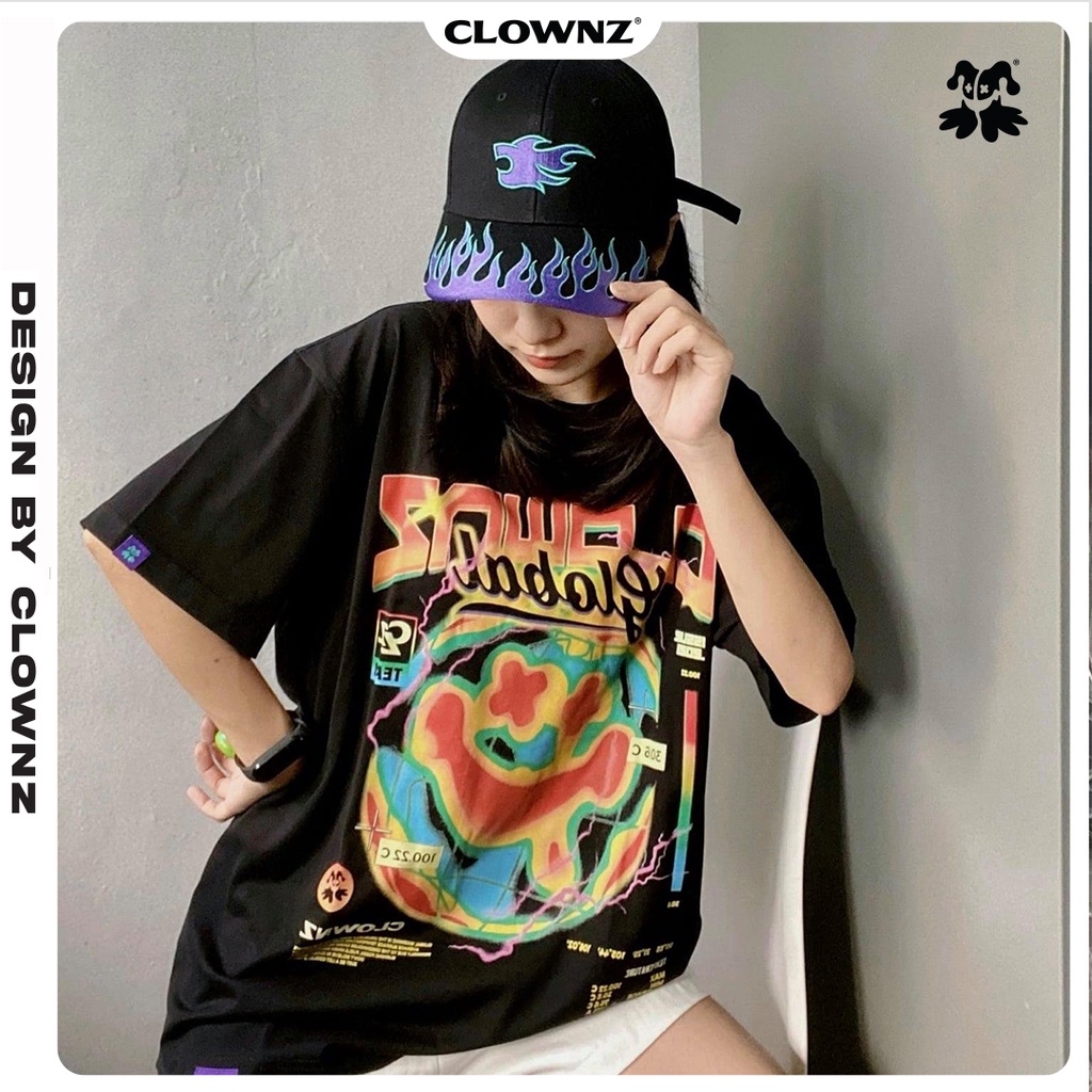 Mũ lưỡi trai local brand Clownz Flame Cap freestyle, unisex hàng chính hãng