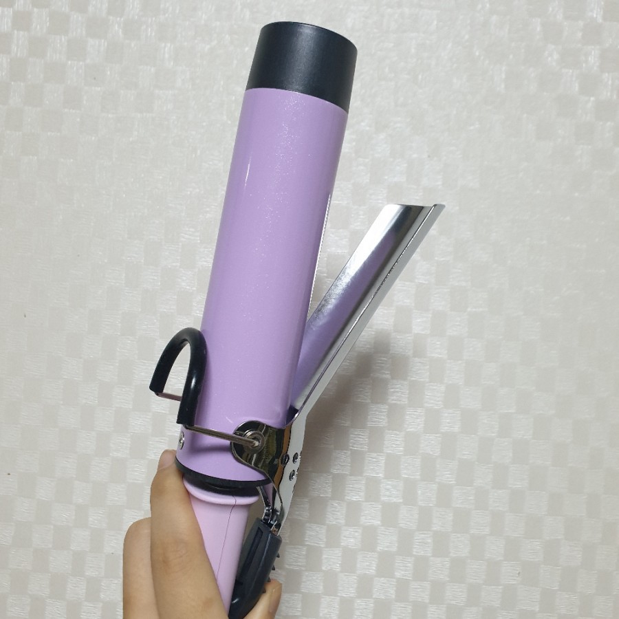 Vodana Máy uốn tóc 32mm 36mm 40mm Hàn Quốc Glam wave curling iron Violet