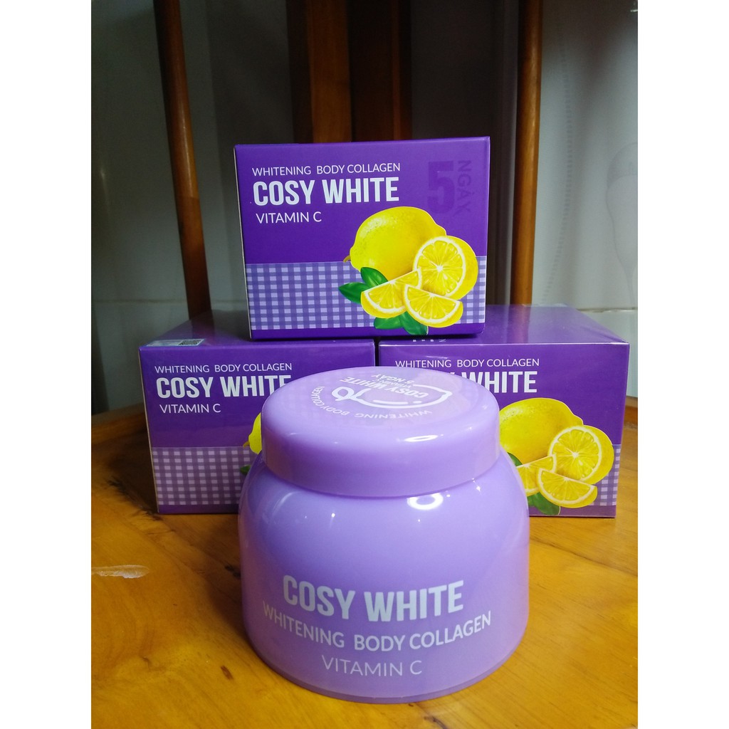 Cosy white vitamin C Kem body trắng da chống nắng