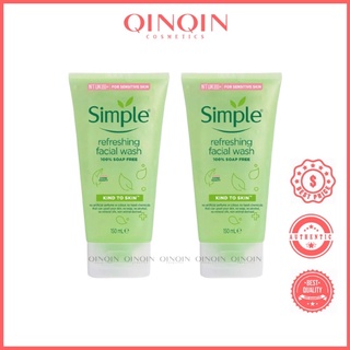 Gel rửa mặt simple dành cho da nhạy cảm 150ml
