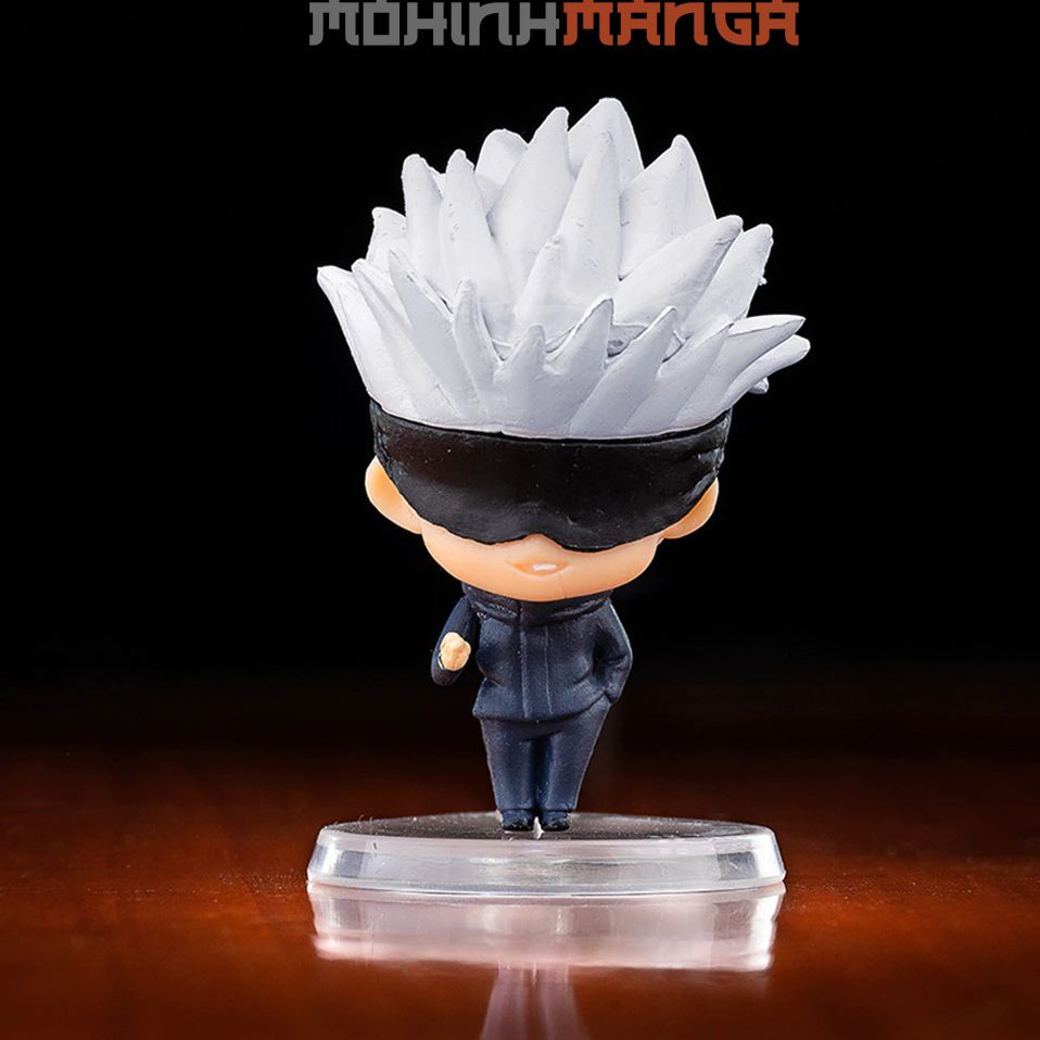 5 mô hình Jujutsu Kaisen chibi gồm Satoru Gojo Yuji Itadori Megumi Fushiguro Nobara Kugisaki Chút thuật hồi chiến