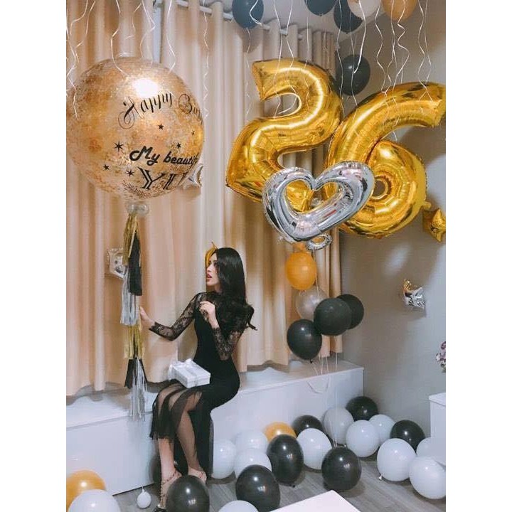 Đầm dự tiệc đuôi cá dài tay sang trọng màu tráng/ Ảnh thật | BigBuy360 - bigbuy360.vn