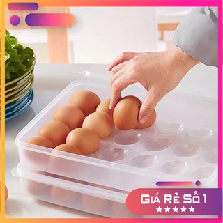 Hộp đựng trứng gà, trứng vịt 24 quả nhựa Việt Nhật