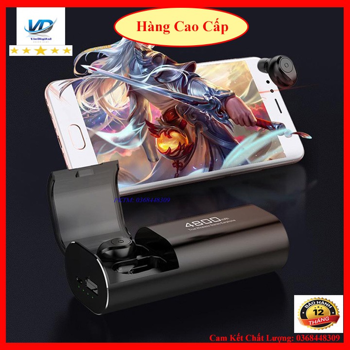 Tai Nghe Bluetooth, Tai Nghe Không Dây 5.0 Kiêm Sạc Dự Phòng S11 Chất Lượng Cao, Chống Nước IPX5, Chống ồn. | BigBuy360 - bigbuy360.vn