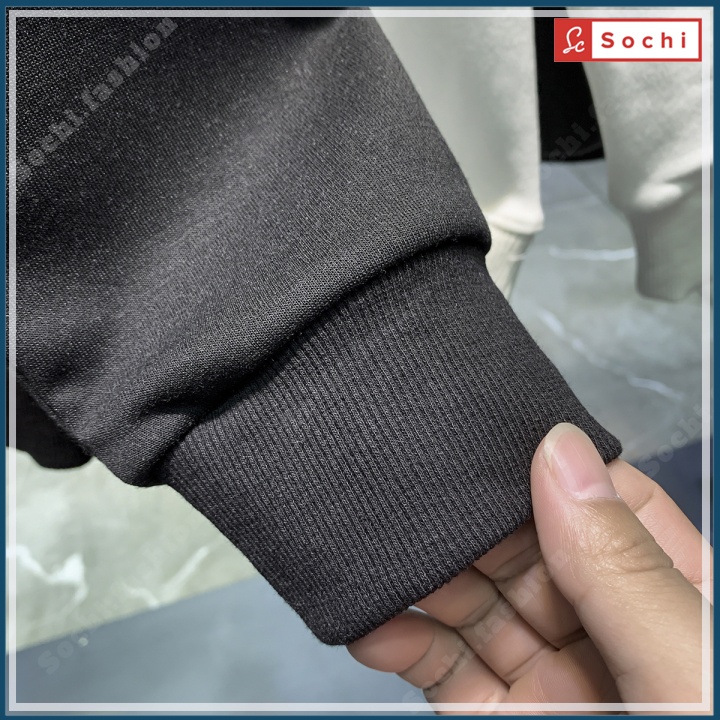 Áo thu đông tay dài, áo thun nam tay dài  Sochi chất nỉ mềm mịn  mã SW68.3 in Gấu Fresh