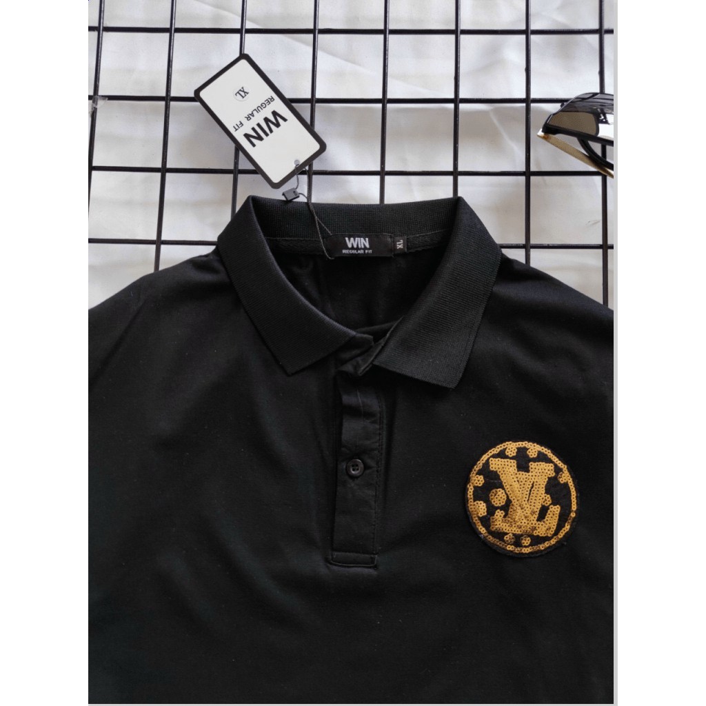 ÁO THUN NAM NGẮN TAY TRỤ KIM SA LOUIS VUITON CỰC ĐẸP , SANG CHẢNH PHONG CÁCH HK