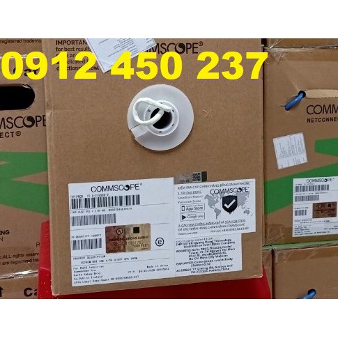 Dây cáp mạng bấm sẵn 2 đầu Cat5e dài 2m, 3m, 5m, 10m, 15m, 20m chính hãng AMP/Commscope
