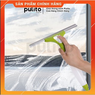Cây lau kính cầm tay mini có bình xịt dụng cụ lau kính tiện dụng