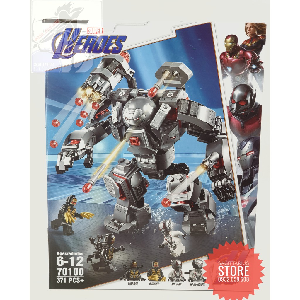 Lego SuperHeroes Lắp Ráp Chiến Giáp Siêu Anh Hùng Đại Chiến