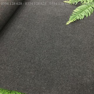 [ 2M X 0.5M ] Thảm nỉ trải sàn phong cách châu âu màu xám đen loại dày