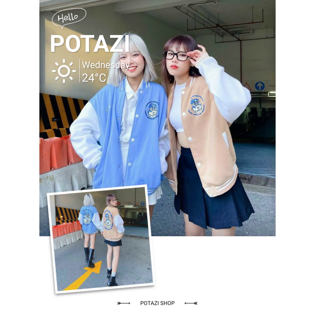 Áo Khoác Bomber Nỉ Bông ARMOUS Form Unisex Ulzzang Cá Tính AK09