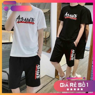 Đồ bộ nam chất thun mát bộ quần áo nam mặc nhà mùa hè  - cổ tròn - WAGG