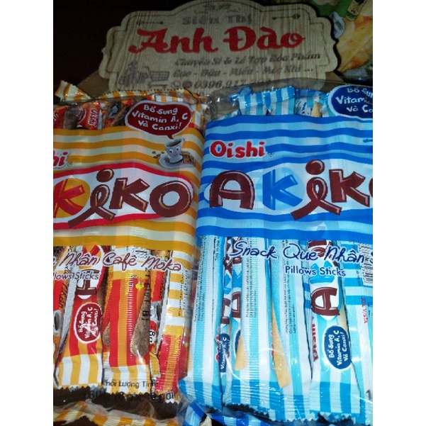 Bánh snack que có nhân Oishi Akiko các vị 160g 20 que