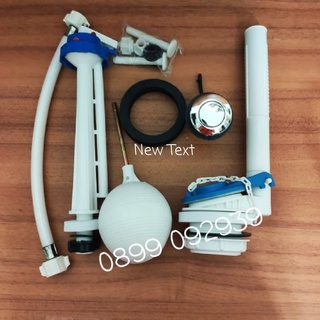 Bộ Ruột Xã Bồn Cầu Tay Gạt và bộ ruột 1 nút Nhấn